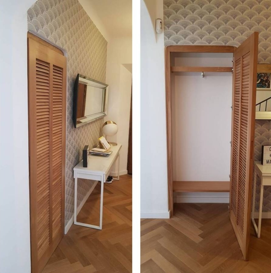 Artisan menuisier pour création de porte d'entrée en bois Cassis